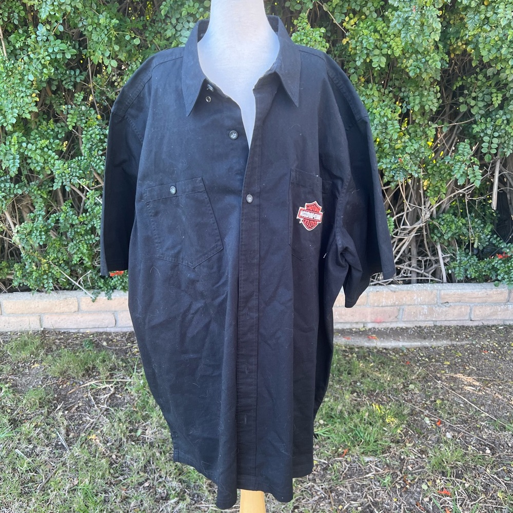 Harley Davidson Button Down - image 1